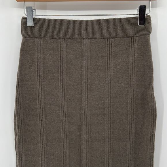 L'AGENCE Jessica Knit Midi Skirt - Juniper - XS - New with tags - Picture 2 of 6